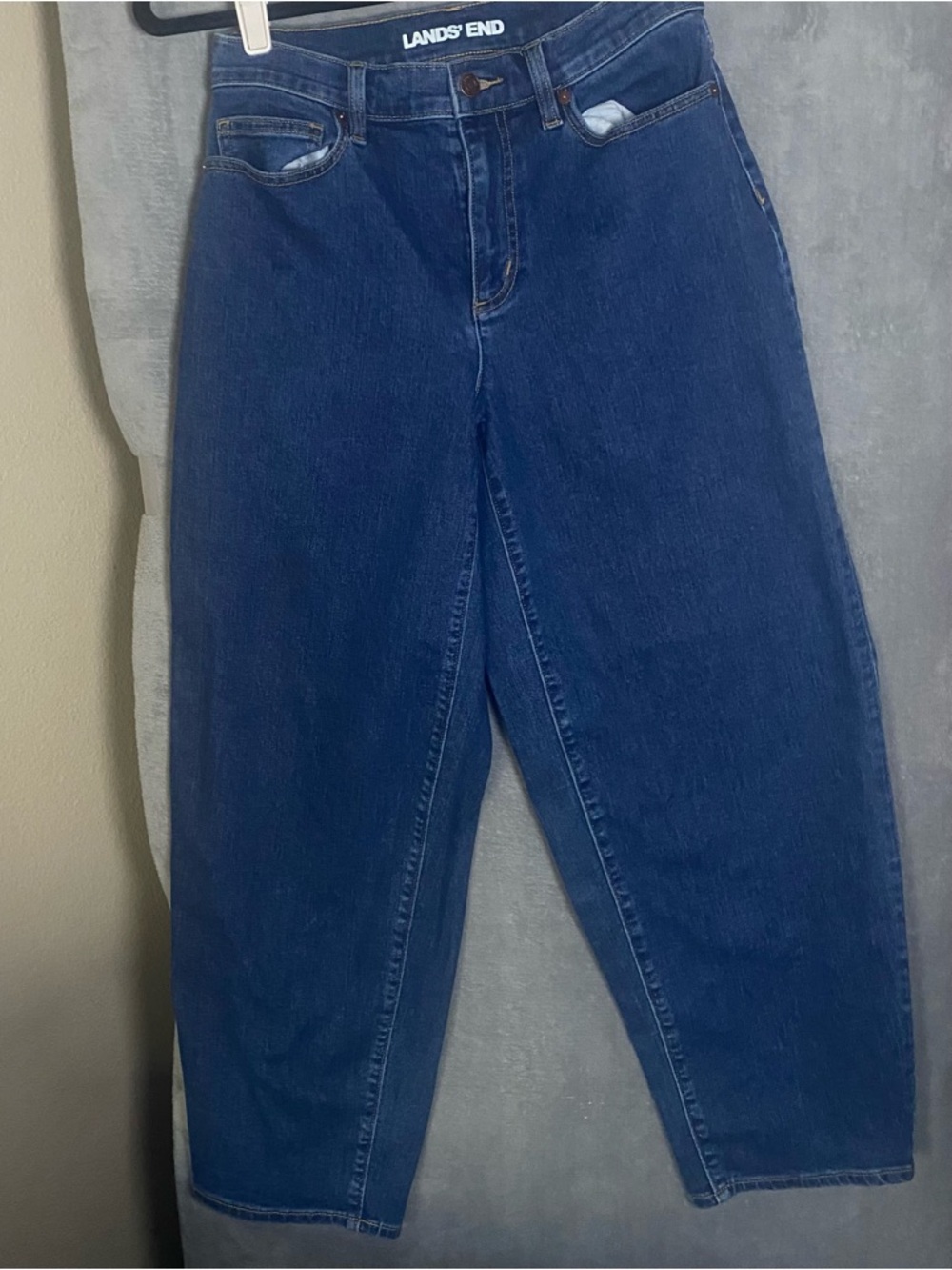 Lands' End Women's High-Rise Straight leg Jeans size 4‎ normcore
